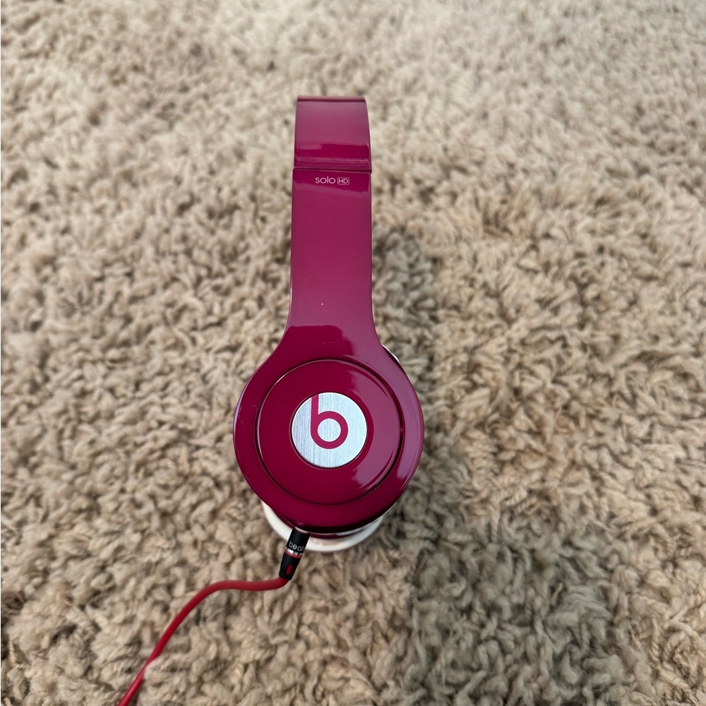 Beats by Dre Solo HD On-Ear Headphones - Burgundy